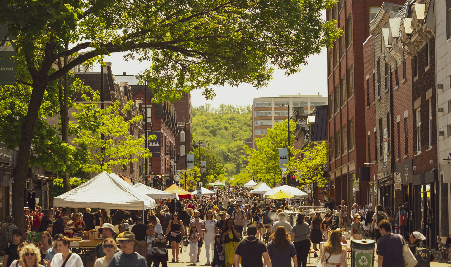 La Foire commerciale de l’avenue du Mont-Royal, un prélude à l’été.